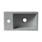 Alfi Brand 16" Small Rectangular Solid Concrete Gray Matte Wall Mounted Bathroom Sink ABCO108 - alternate 8